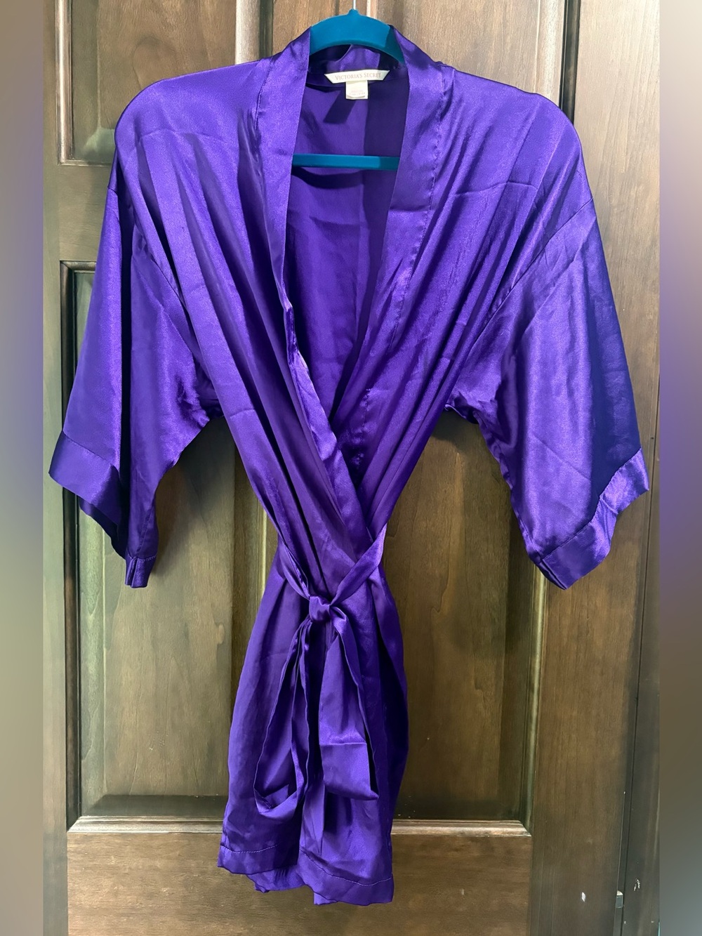 Victoria's Secret Purple Satin Robe